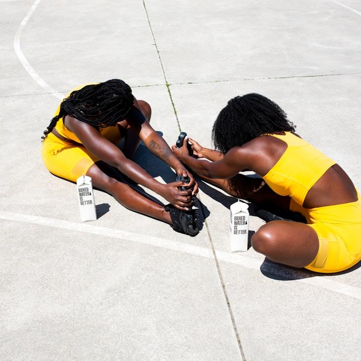 Wellness-focused fitness space with calm atmosphere